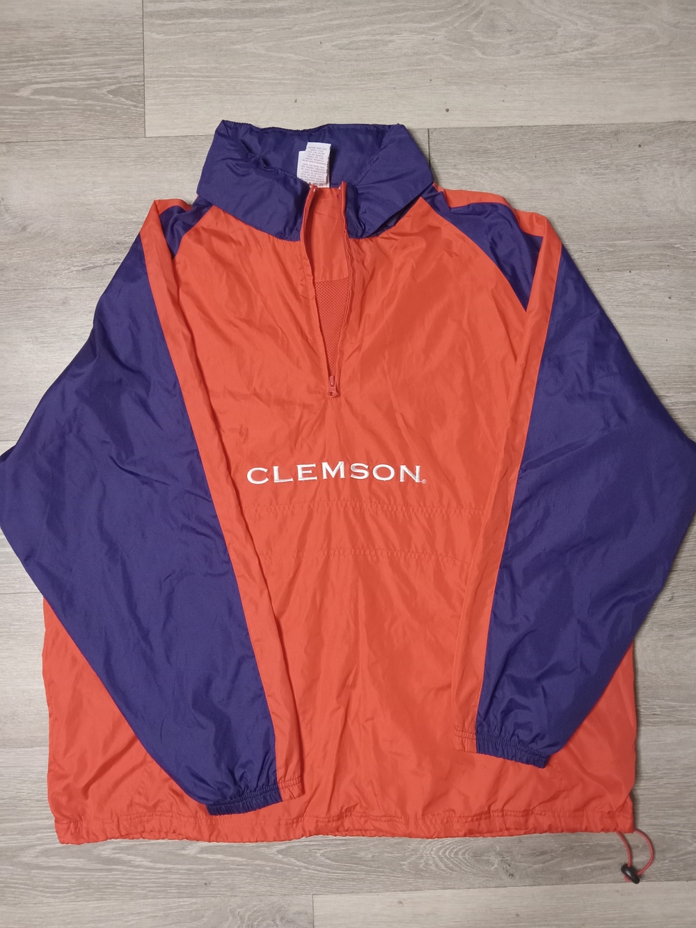 Clemson Men’s Orange & Purple Windbreaker Jacket